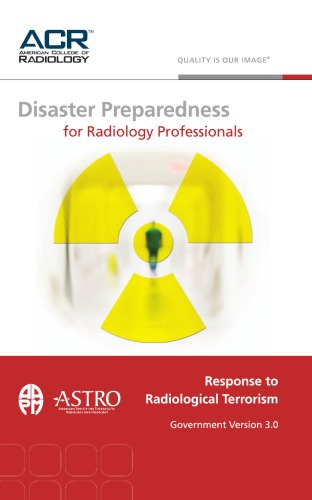 Disaster Preparedness fo Radiology Professionals