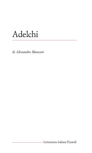 Adelchi - Alessandro Manzoni