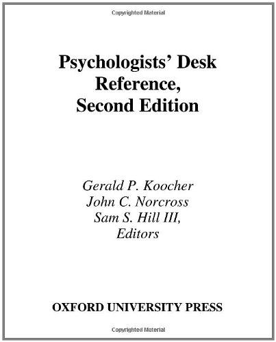 Psychologists' desk reference