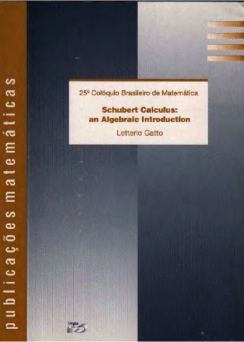 Schubert calculus: an algebraic introduction