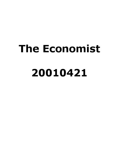 The Economist - 21 April 2001  