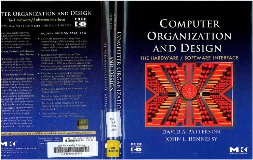 Computer Organization and Design - The Hardware Software Interface 4th Edition