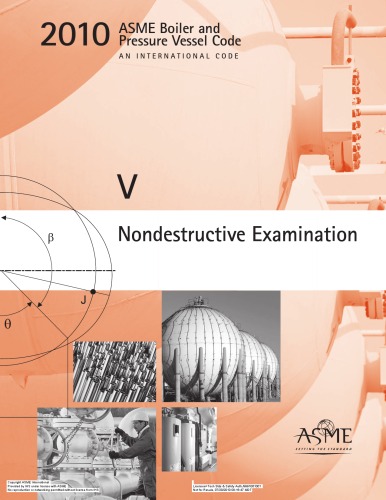 ASME BPVC 2010 - Section V: Nondestructive Examination  