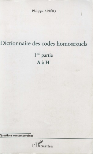 Dictionnaire des codes homosexuels : A à H