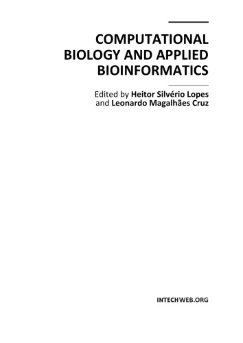 Computational Biology and Applied Bioinformatics