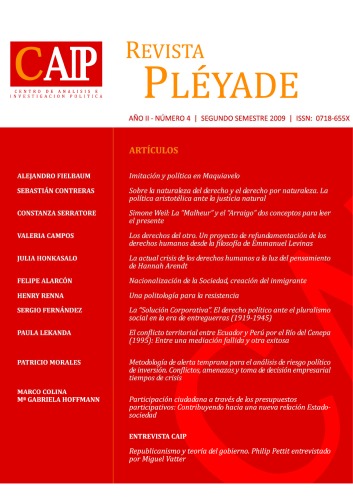 Revista Pleyade N° 4  