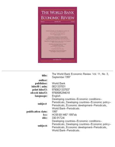 The World Bank Economic Review, Issue 3