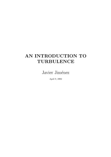 An introduction to turbulence