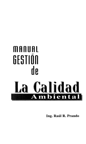 Manual de Gestión de la Calidad Ambiental