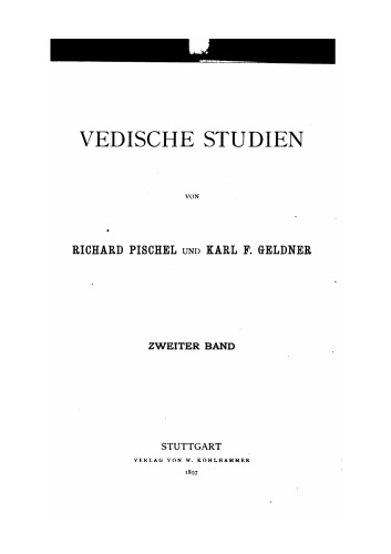 Vedische Studien Vol. 2