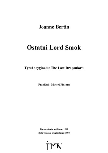 Ostatni Lord Smok