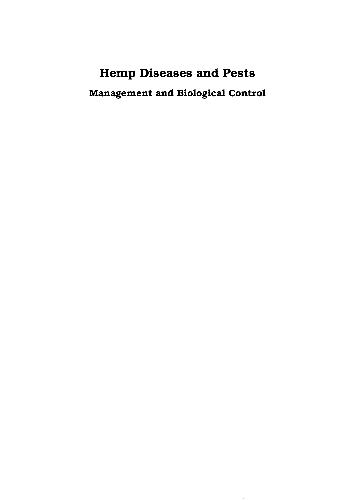 Hemp Diseases, Pests Management and Biological Control