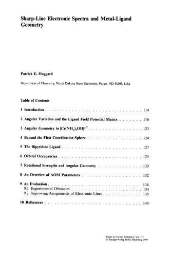 Electronic and Vibronic Spectra of Transition Met