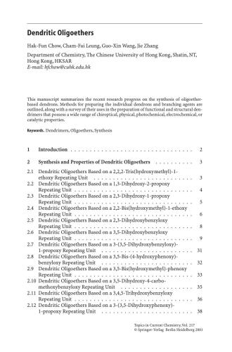 Dendrimers IV