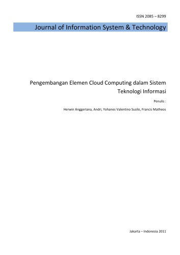 Pengembangan Elemen Cloud Computing dalam Sistem Teknologi Informasi