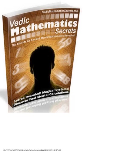 Vedic Mathematics Secrets