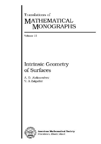 Intrinsic geometry of surfaces