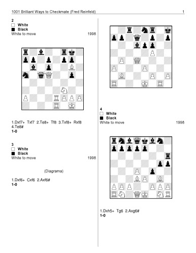 1001 Brilliant Ways to Checkmate