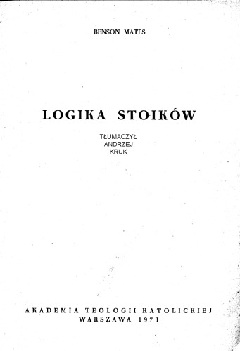 Logika Stoików