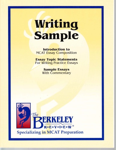 The Berkeley Review - MCAT - Writing Sample