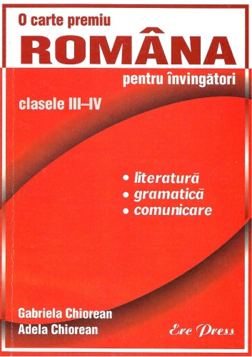 Româna pentru învingători, Clasa III-IV