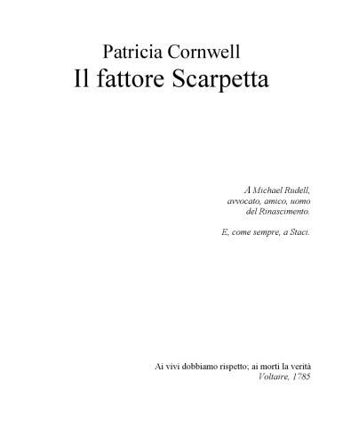 Il fattore Scarpetta