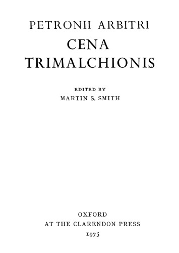 Petronius: Cena Trimalchionis