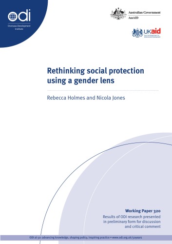 Rethinking social protection   using a gender lens