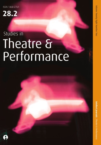 Studies in Theatre & Performance (28:2 – 2008)