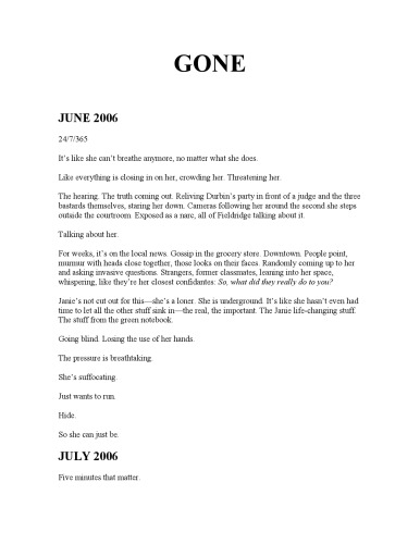 Gone (Wake Series, Book 3)