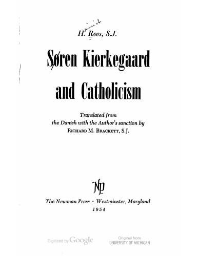 Sören Kierkegaard and Catholicism