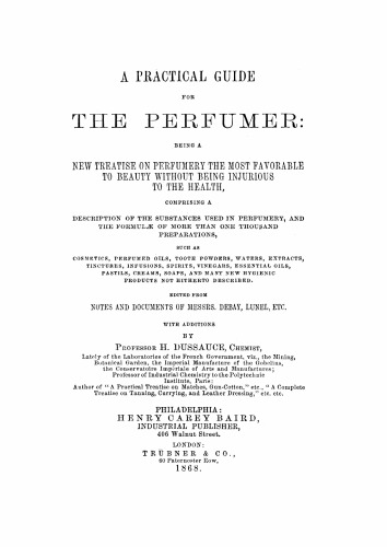 A Practical Guide for the Perfumer