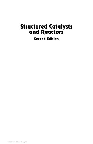 Structured Catalysts and Reactors (Chemical Industries)