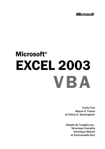 Excel 2003 VBA