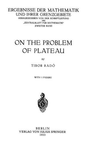 On the problem of Plateau