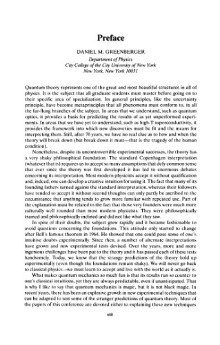 Fundamental Problems in Quantum Theory: A Conference Held in Honor of Professor John A. Wheeler (Annals of the New York Academy of Science 755)