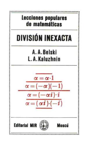 División inexacta