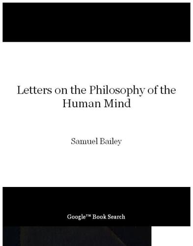 Letters on the Philosophy of the Human Mind (Volume 2)