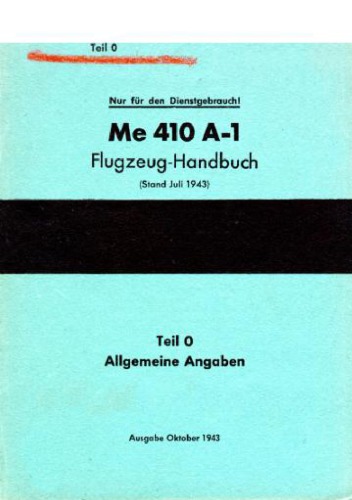 Me-410A-1.Flugzeug-Handbuch.Teil 0 – Allgemeine Angaben