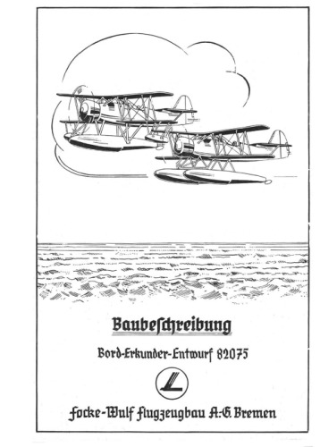 Baubeschreibung Focke Wulf Fw 62