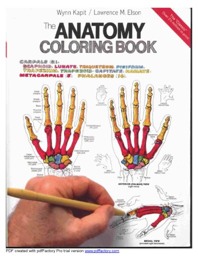 Anatomy Coloring Book