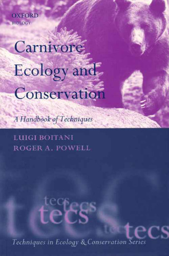 Carnivore ecology and conservation