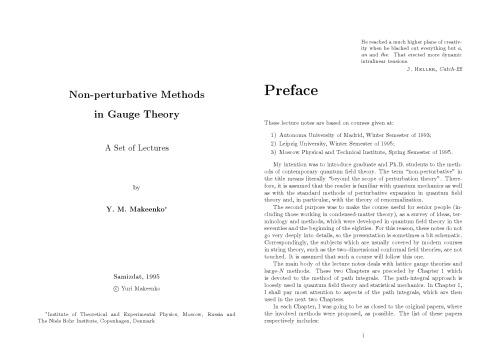 Non-perturbative methods in gauge theory: A set of lectures