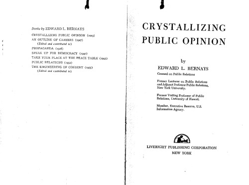 Crystallizing public opinion