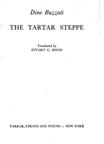 The Tartar steppe