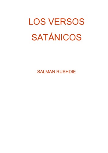 Los versos satánicos