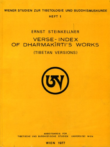 Verse-Index of Dharmakirti's Works (Tibetan Versions)