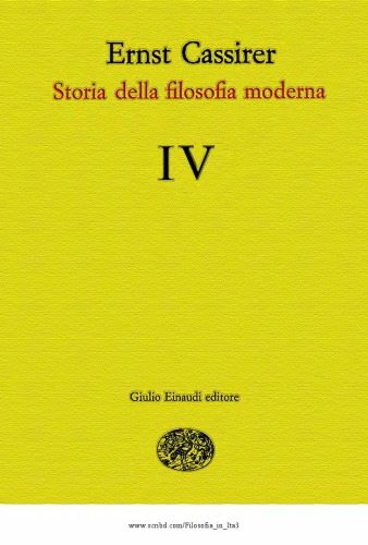 Storia della filosofia moderna