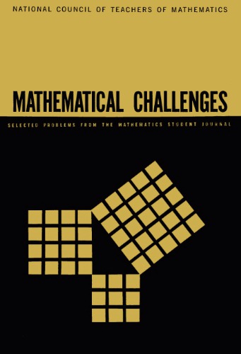 Mathematical Challenges: Selected Problems from the Mathematics Student Journal