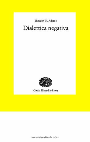 Dialettica negativa